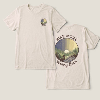 T-shirt En Tri-matière Hike More Worry Less – Mindful Hiking