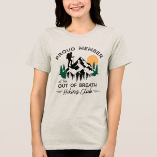 T-shirt En Tri-matière Hiking Club Funny Nature Lover Travel