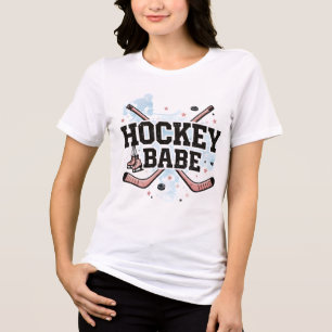 T-shirt En Tri-matière Hockey Babe - La Beauté Rencontre La Brutalité