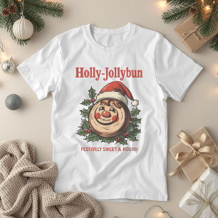 T-shirt En Tri-matière Holly-Jollybun - Drôle Cannelle de Noël