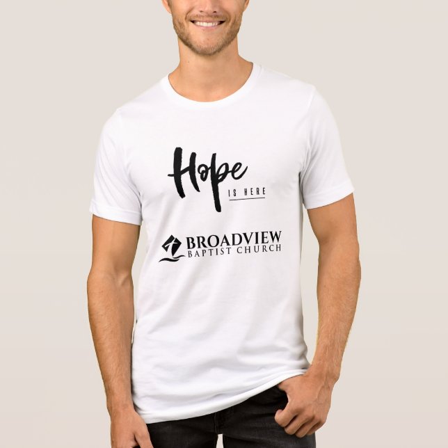 T-shirt En Tri-matière Hope Is Here Broadview chemise homme (Recto)