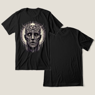 T-shirt En Tri-matière Horreur Eldritch : Crâne psychédélique & Racines A
