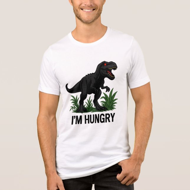 T-shirt En Tri-matière Hungry T-Rex (Recto)