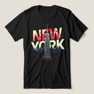 T-shirt En Tri-matière I Heart NYC" T-shirt - Casual New York City Urban 