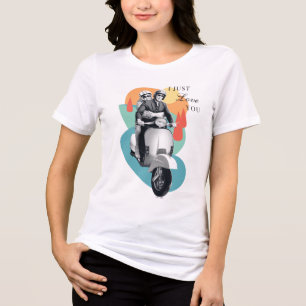 T-shirt En Tri-matière "I Just Lotus You" Tanya & Greg - Le Lotus Blanc