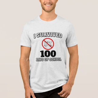 T-shirt En Tri-matière I Survived 100 Days of School (Not 67) Funny
