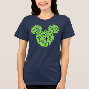 T-shirt En Tri-matière Icône Liquide de Mickey Mouse Vert