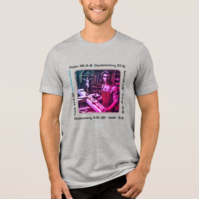 T-shirt En Tri-matière Idolatry 002b T-Shirt Tri-Blend (Recto)