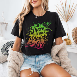 T-shirt En Tri-matière Il n'y a pas de planète B Sensibilisation au chang