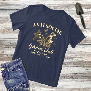 T-shirt En Tri-matière Illustration botanique Anti Social Garden Club