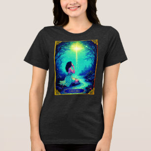T-shirt En Tri-matière Illustration de la carte Tarot, l'étoile