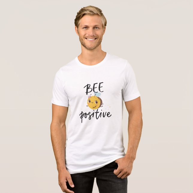 T-shirt En Tri-matière Illustration du bourdon d'abeille positif (Recto plein)