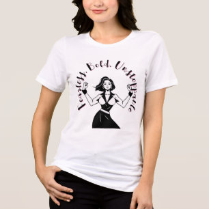 T-shirt En Tri-matière Illustration d'une femme forte et confiante