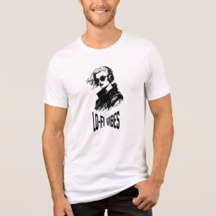 T-shirt En Tri-matière Illustration vectorielle de vibes Lo-Fi