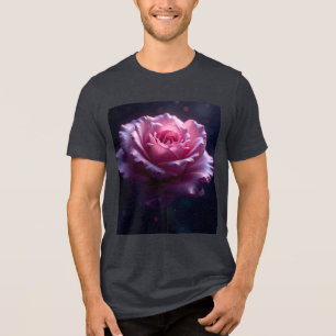 T-shirt En Tri-matière Imaginaire mignonne Belle Rose rose rose