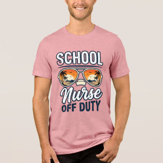 T-shirt En Tri-matière Infirmière scolaire hors service chemise de lunett