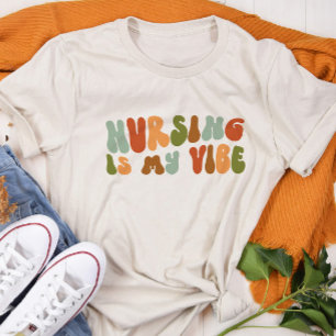 T-shirt En Tri-matière Infirmière super Est Mon Vibe, Soins De Santé, Inf