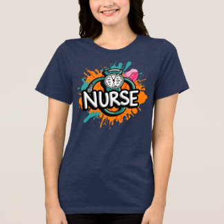 T-shirt En Tri-matière Infirmières dynamiques : le rythme cardiaque des s