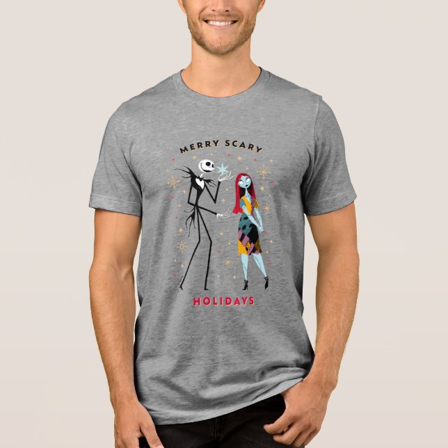T-shirt En Tri-matière Jack & Sally | Joyeux congés de peur (Recto)