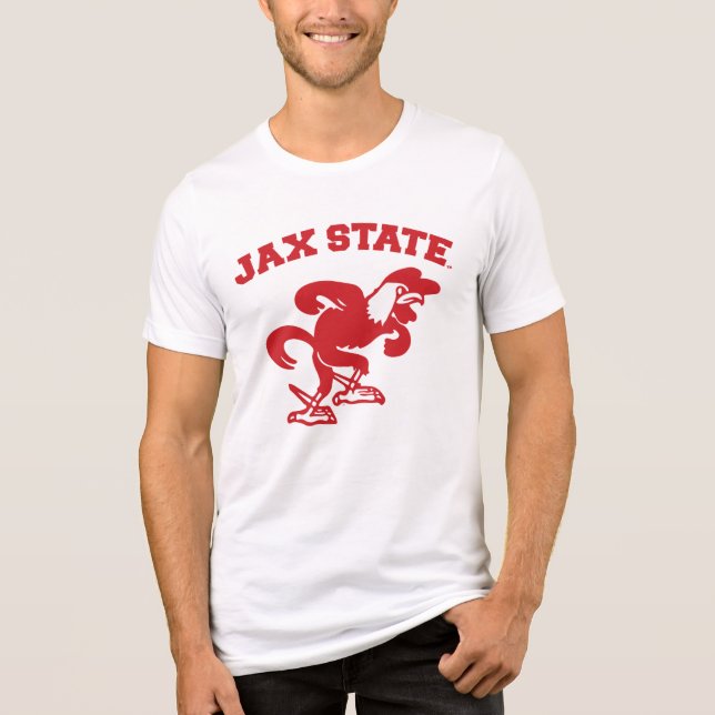 T-shirt En Tri-matière Jacksonville State University JAX State Gamecocks (Recto)