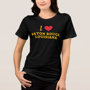 T-shirt En Tri-matière J'aime Baton Rouge, Louisiane