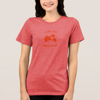 T-shirt En Tri-matière J'Aime La Chute La Plupart De Tous