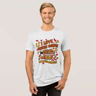 T-shirt En Tri-matière J'Aime Les Courbes De Fromage !