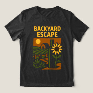 T-shirt En Tri-matière Jardin Evasion Jardinage et Nature Lover Cadeau