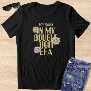 T-shirt En Tri-matière Jaune & Noir Dans Mon Ère À Double Chiffre Maman &