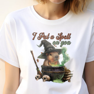 T-shirt En Tri-matière Je mets un sort sur Capybara Halloween Funny T-shi