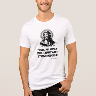 T-shirt En Tri-matière Je Peux Faire Toutes Les Choses Par Le Christ Qui 