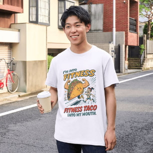 T-shirt En Tri-matière Je suis dans Fitness Fit'ness Taco dans ma bouche