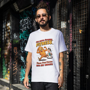 T-shirt En Tri-matière Je suis dans l'adéquation du poulet frit dans ma b