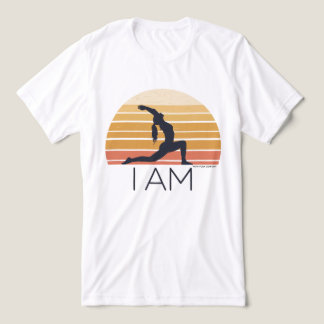T-SHIRT  EN TRI-MATIÈRE JE SUIS FOI YOGA VÊTEMENTS SUN LOGO