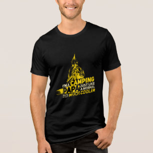 T-shirt En Tri-matière Je suis un papa de camping