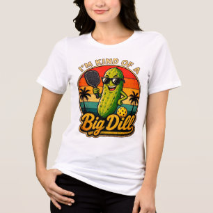 T-shirt En Tri-matière Je suis un peu un gros dillo tri-mélange