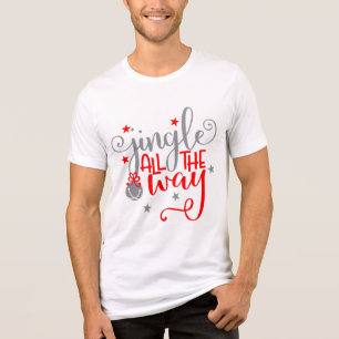 T-shirt En Tri-matière Jingle Tout Le Chemin Des Cloches De Noël