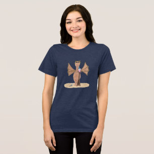 T-shirt En Tri-matière Joli design d'été : dragon sur la plage