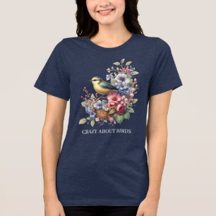 T-shirt En Tri-matière Joli oiseau fou ajouter du texte