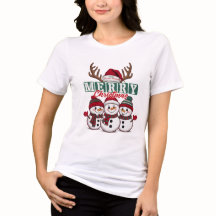 Jolie famille de bonhomme de neige Joyeux Noël Hiv