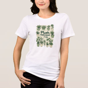 T-shirt En Tri-matière Jolies plantes d'intérieur Amateur de plantes Esth