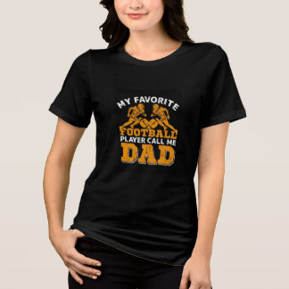 T-shirt En Tri-matière Joueur de football vintage - Retro style de footba