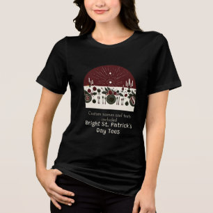 T-SHIRT EN TRI-MATIÈRE JOUR ST.PATRICK