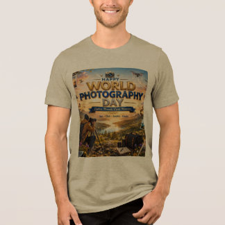 T-shirt En Tri-matière Joyeuse Journée mondiale de la photographie | 