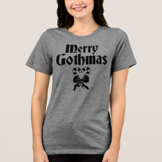 T-shirt En Tri-matière Joyeux Gothmas Cœur de Canne à Sucre Noir et Blanc