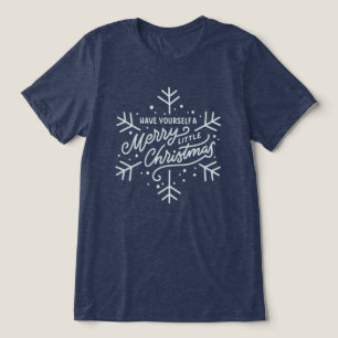 T-shirt En Tri-matière Joyeux petit Noël - Flocon de neige