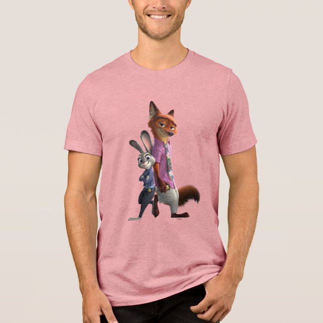 T-shirt En Tri-matière Judy and Nick Best Buds (Recto)