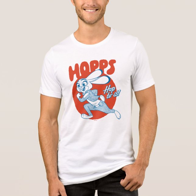 T-shirt En Tri-matière Judy Hopps - Hop to it! (Recto)