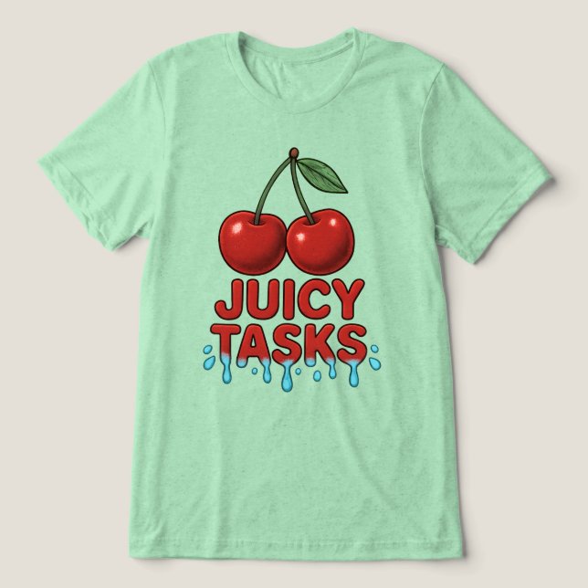 T-shirt En Tri-matière Juicy Tasks (Design Recto)