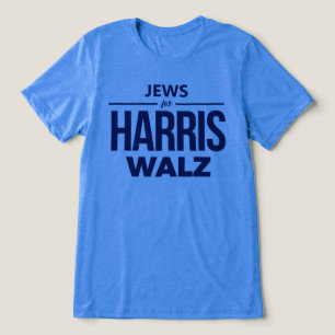 T-shirt En Tri-matière Juifs pour Harris Walz